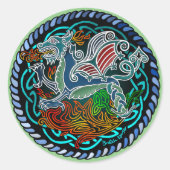 Dragon celtique ラウンドシール (正面)