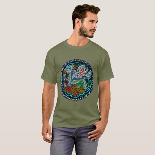 Dragon celtique tシャツ (正面フル)