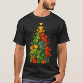 Dragon Christmas Tree Funny Dragon Xmas  Tシャツ (正面)
