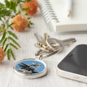 Dragon, City Hall Cardiff, Wales, UK キーホルダー (側面)