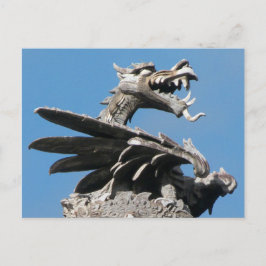 Dragon, City Hall Cardiff, Wales, UK ポストカード
