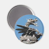 Dragon, City Hall Cardiff, Wales, UK マグネット (正面/裏面)