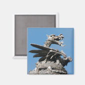 Dragon, City Hall Cardiff, Wales, UK マグネット (正面/裏面)