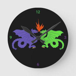 Dragon Clock ラウンド壁時計