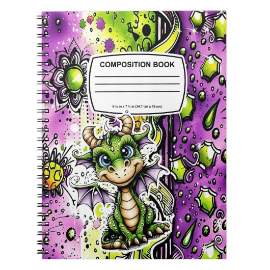  dragon composition book ノートブック (正面)
