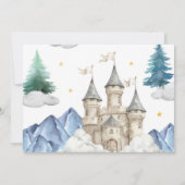 Dragon Cute Boy Birthday Watercolor サンキューカード (裏面)