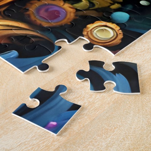 Dragon dans le style steampunk ジグソーパズル (側面)