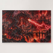 Dragon des Enfers – Tempête de Foudre Rouge ジグソーパズル (横)