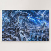 Dragon des Glaces – Tempête de Foudre Bleue ジグソーパズル (横)