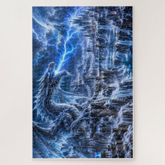 Dragon des Glaces – Tempête de Foudre Bleue ジグソーパズル