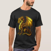 Dragon Desing Mythical Creature Tシャツ (正面)