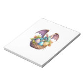 Dragon Easter Day Loves Collecting Easter Eggs Dra ノートパッド (回転)
