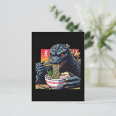 Dragon eating ramen  ポストカード (スタンド正面)