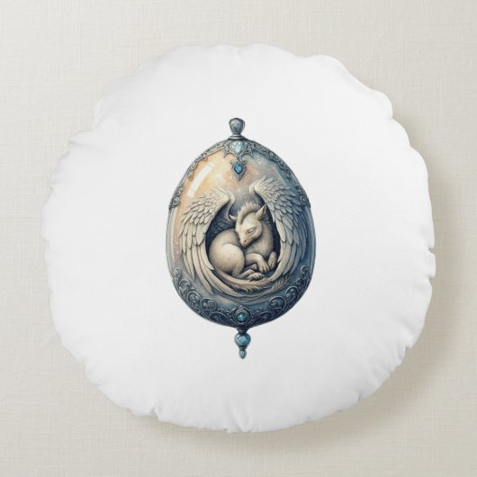 dragon egg cushion ラウンドクッション (正面)