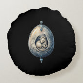 dragon egg cushion ラウンドクッション (裏面)