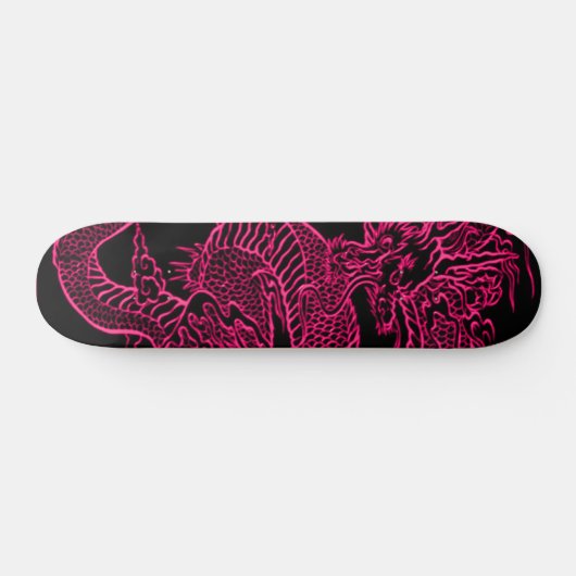 Dragon Element Retro Skateboard Deck スケートボード (横)