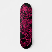Dragon Element Retro Skateboard Deck スケートボード (正面)
