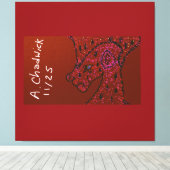 Dragon Emperor キャンバスプリント (インサイチュ (ウッドフロア))