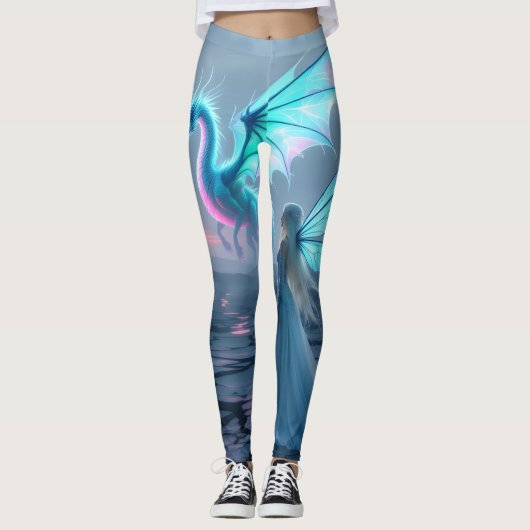 Dragon & Fairy Ladies Leggings Tights レギンス (正面)