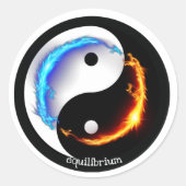 Dragon fantasy art ラウンドシール (正面)