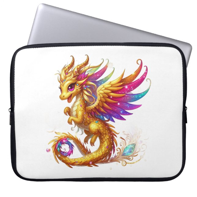 Dragon Fantasy Mythical Electronic Bag ラップトップスリーブ (正面)
