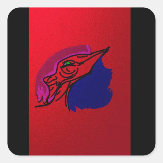 Dragon Fashionista スクエアシール (正面)