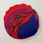 Dragon Fashionista ラウンドクッション (裏面)