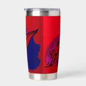 Dragon Fashionista 保温保冷タンブラー (右面)