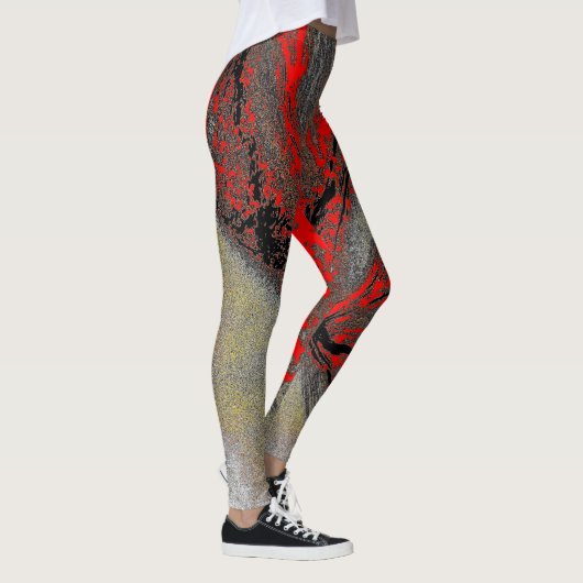 Dragon Fire Leggings – Mythic Fantasy Pattern レギンス (右)