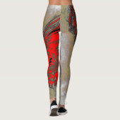 Dragon Fire Leggings – Mythic Fantasy Pattern レギンス (裏面)