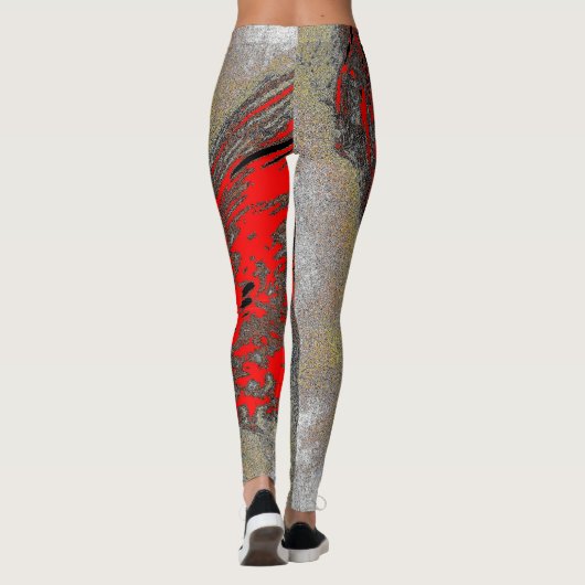 Dragon Fire Leggings – Mythic Fantasy Pattern レギンス (裏面)