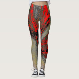 Dragon Fire Leggings – Mythic Fantasy Pattern レギンス