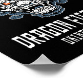 Dragon Fist Dojo Goju Ryu Karate  ポスター (角)