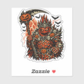 Dragon Fruit Demon King Halloween — Dark Retro  シール (シート)