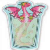 Dragon Fruit Drink Sticker シール (正面)
