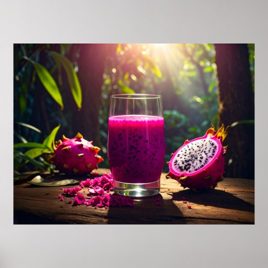 DRAGON FRUIT (Pitahaya) - EXOTIC FRUITS ポスター (正面)