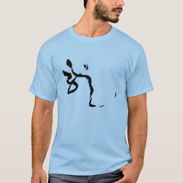 Dragon (god),Kanji,Japanese,calligraphy,Ryu Tシャツ (正面)
