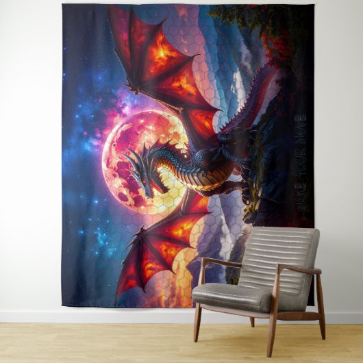 Dragon Grid 001 タペストリー (インサイチュ)