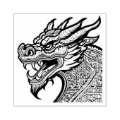 dragon head art stamp ラバースタンプ (インプリント)