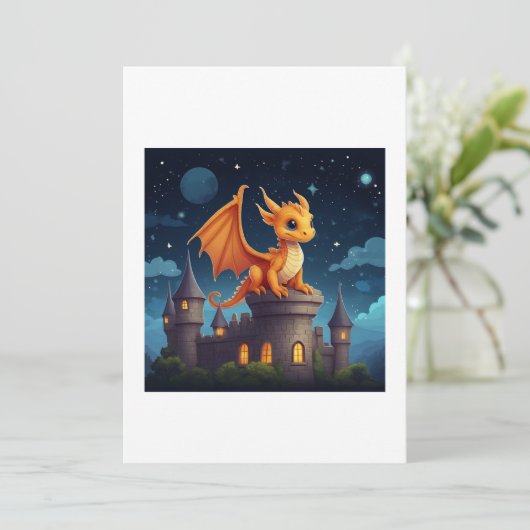 dragon illustration 招待状 (スタンド正面)