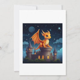 dragon illustration 招待状