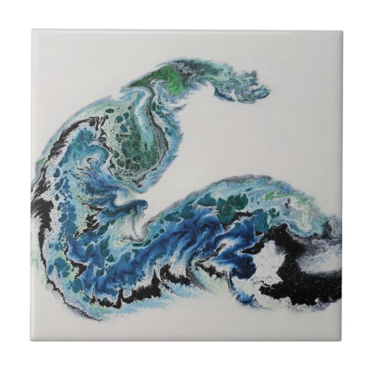 “Dragon in the Waves – Abstract Ocean Energy タイル (正面)