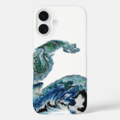 Dragon in the Waves – Abstract Ocean Energy Case-Mate iPhoneケース (裏面)