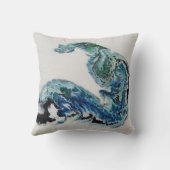 “Dragon in the Waves – Abstract Ocean Energy Throw クッション (裏面)