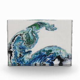 Dragon in the Waves – Abstract Ocean  Photo Block フォトブロック