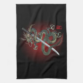 Dragon katana キッチンタオル (縦)