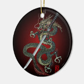 Dragon katana セラミックオーナメント (左)