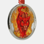 dragon-lion メタルオーナメント (右)