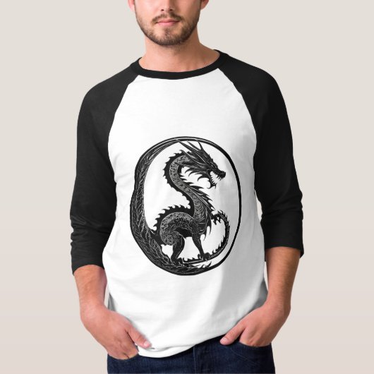 "Dragon Logo Design for T-Shirts Tシャツ (正面)
