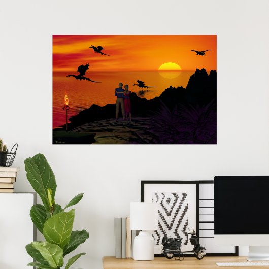 Dragon Migration ポスター (ホームオフィス)